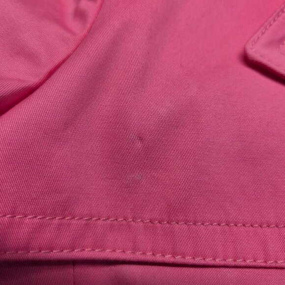 Talbots Petite Large Bright Pink Collared Button Up Longsleeve Blazer Jacket - Picture 12 of 14